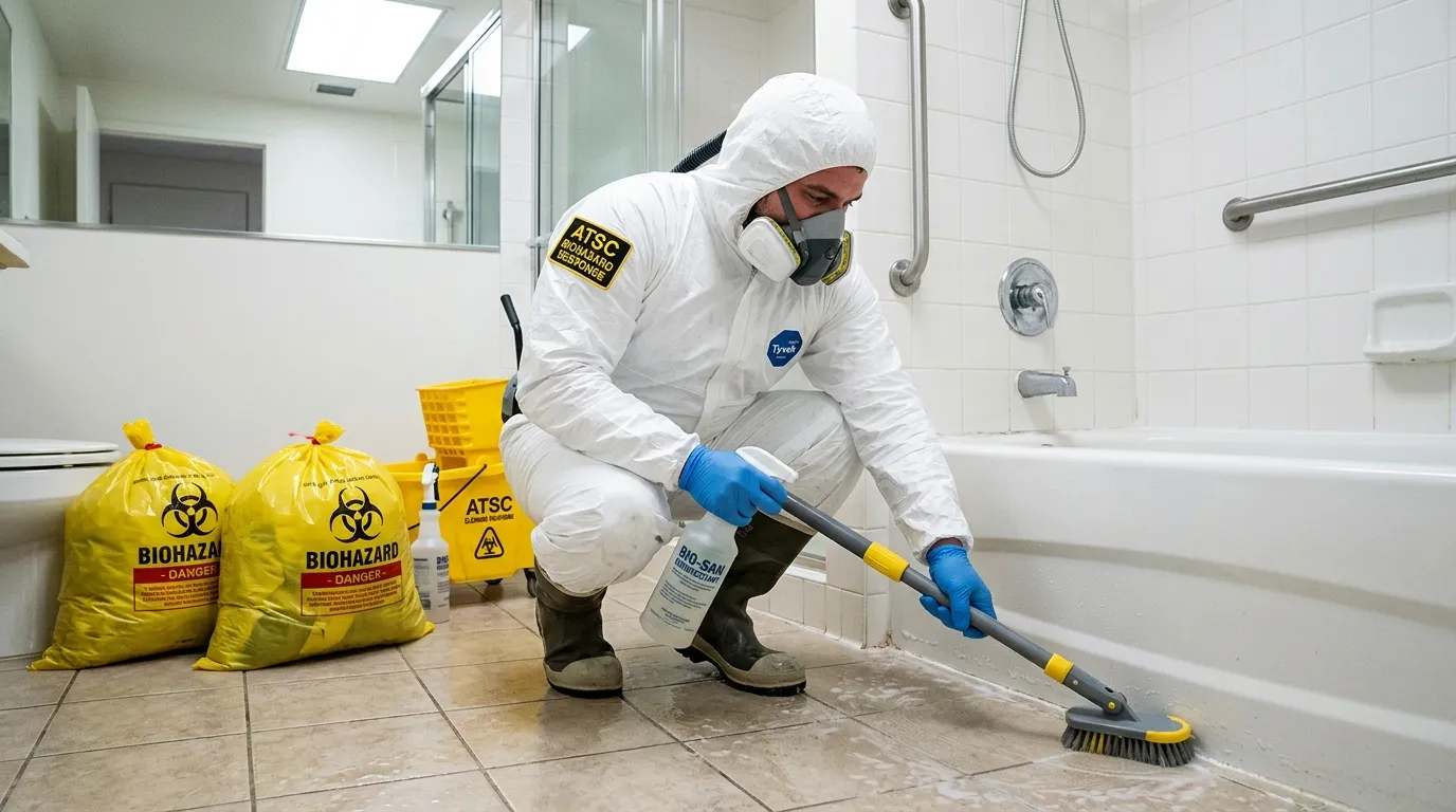 Decontamination equipment deployed for Blood Cleanup in 'Aiea Heights